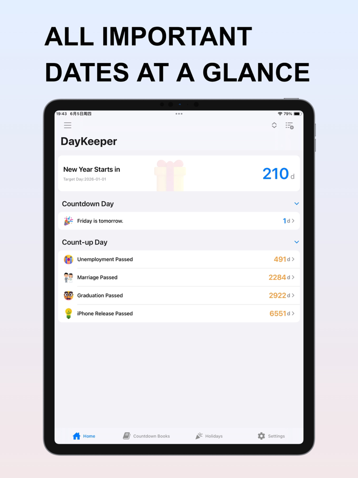 DayKeeper - Event Countdown