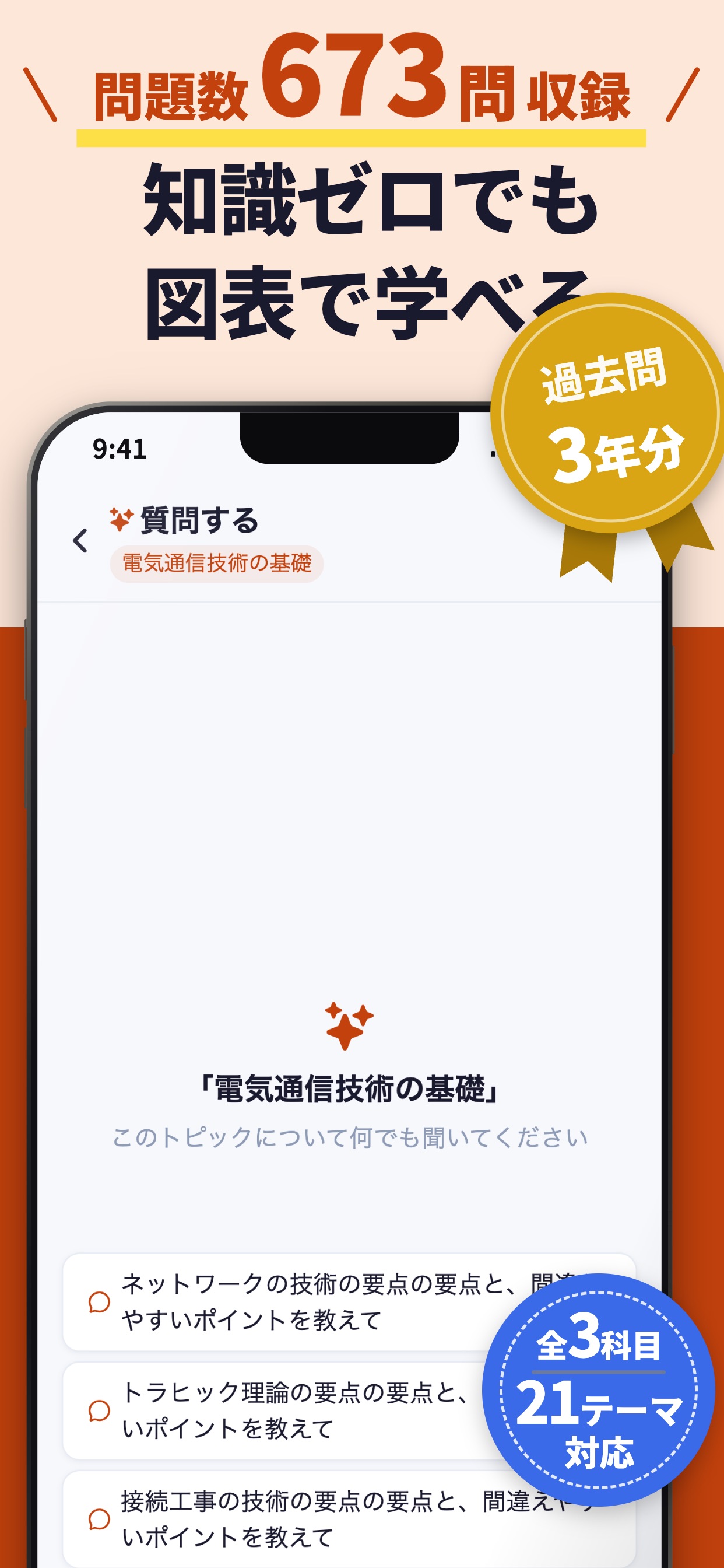 Screenshot 2 of 工事担任者 総合通信 | パスマル 過去問 一問一答
