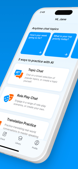AI Language Practice - Bubblz Screenshot 2 of 10