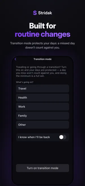 Stridak: Habit Tracker & Goals screenshot 3