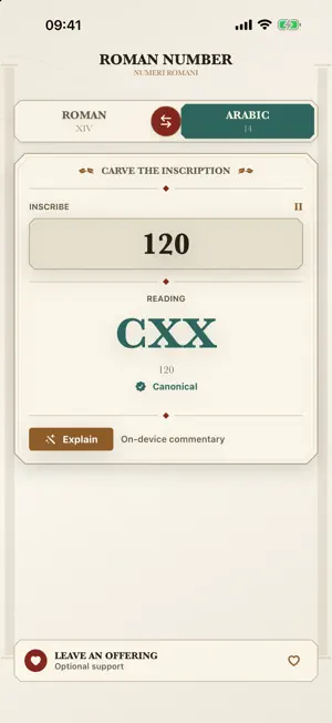 Roman Number Converter screenshot 2