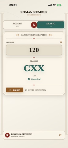 Roman Number Converter Screenshot 2 of 4