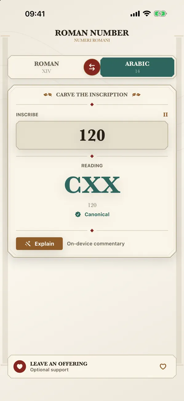 Screenshot #2 pour Roman Number Converter
