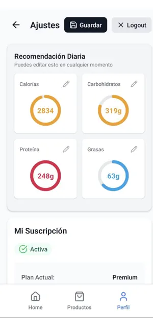 Nutrifito screenshot 1