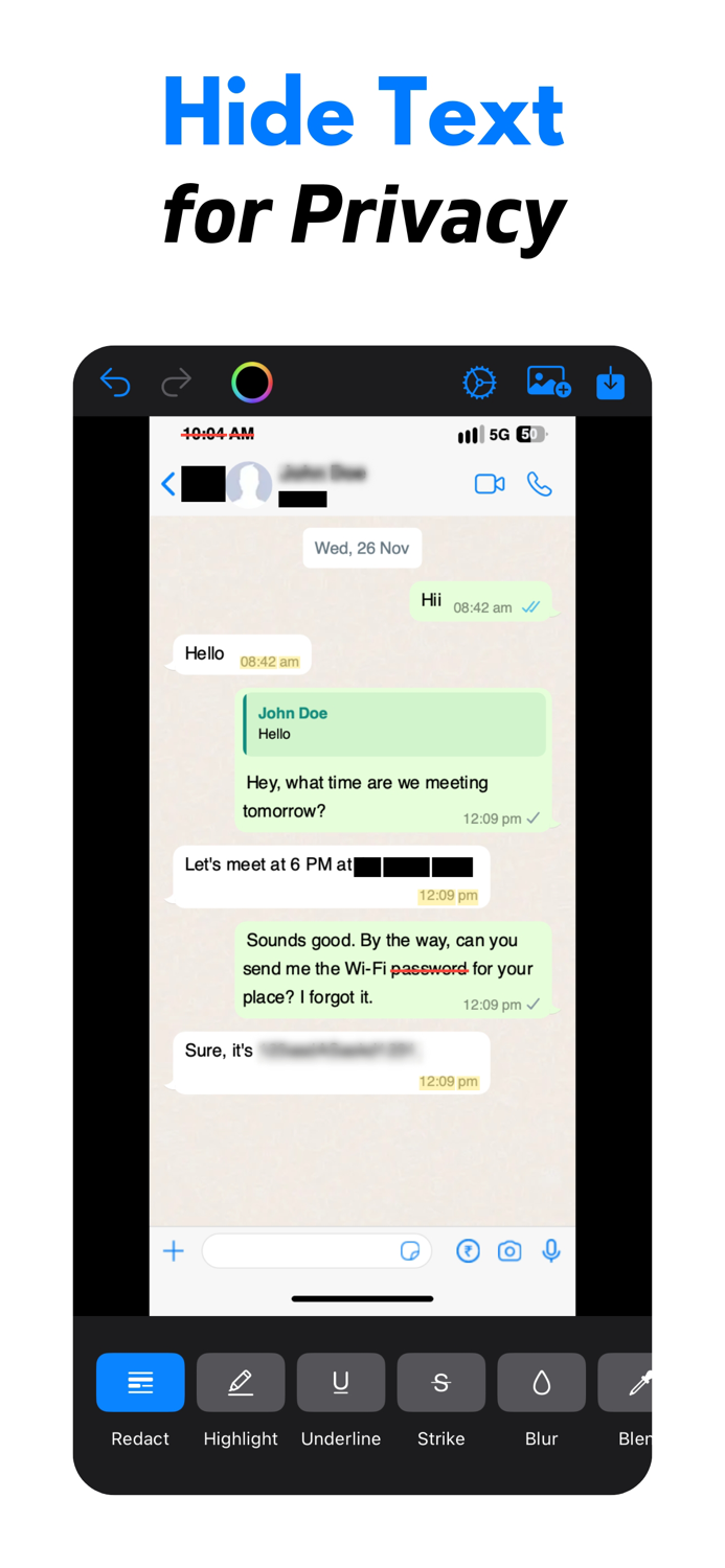 Blur Text  Censor Redact