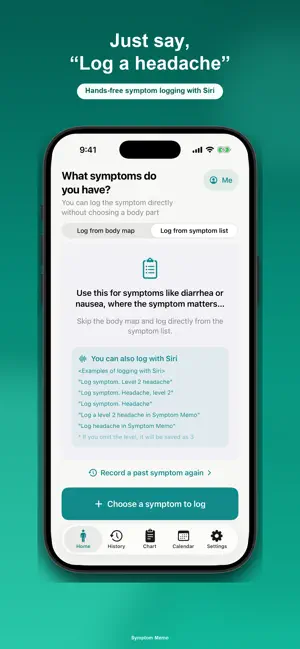 Symptom Memo: Pain Tracker screenshot 2