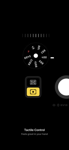 EV13 - Light meter app screenshot