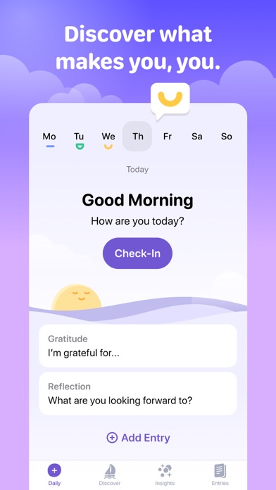 Screenshot #1 pour Halo: Daily Self Care Journal