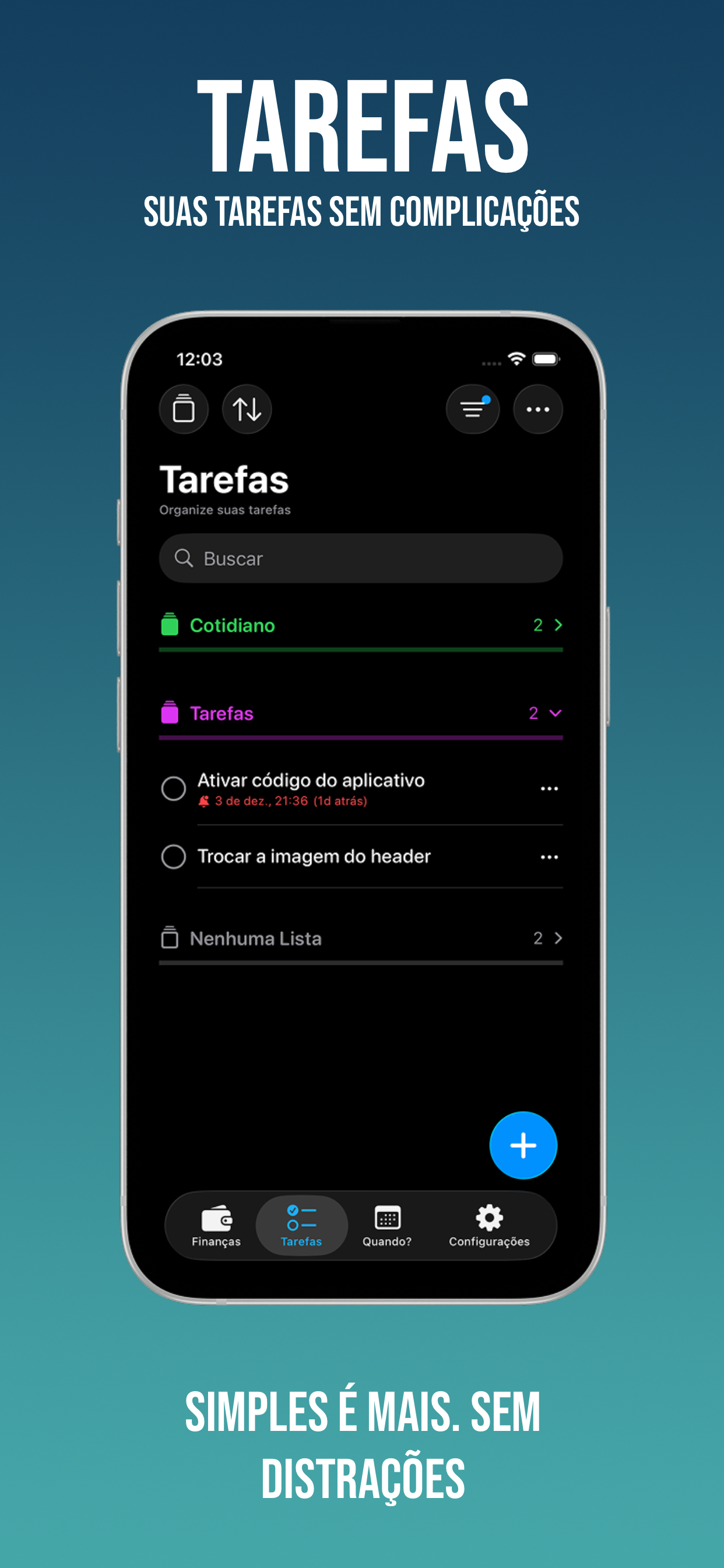 MinhasCoisas: o seu básico
