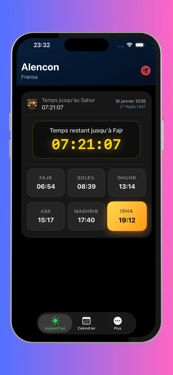 Screenshot #1 pour Adhan Pro: Coran et Qibla