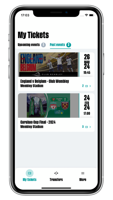 Wembley Stadium Tickets Screenshot