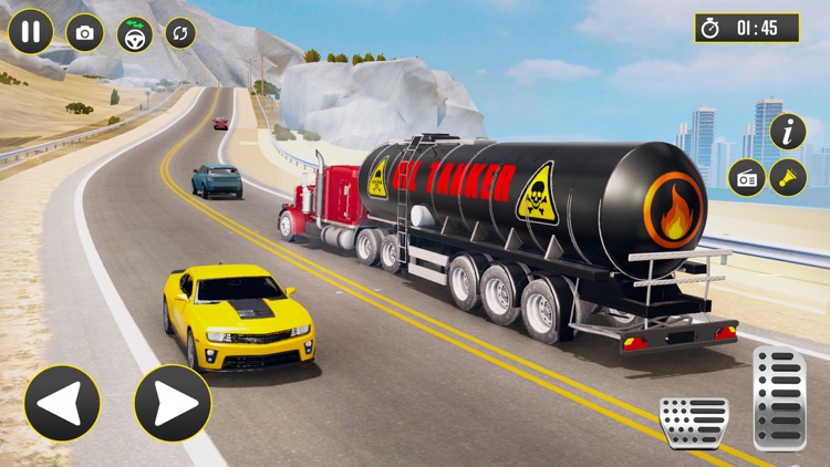 Oil Truck Driving Simulator 3D screenshot-5