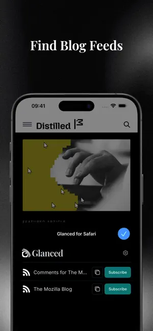 Glanced for Safari screenshot 3