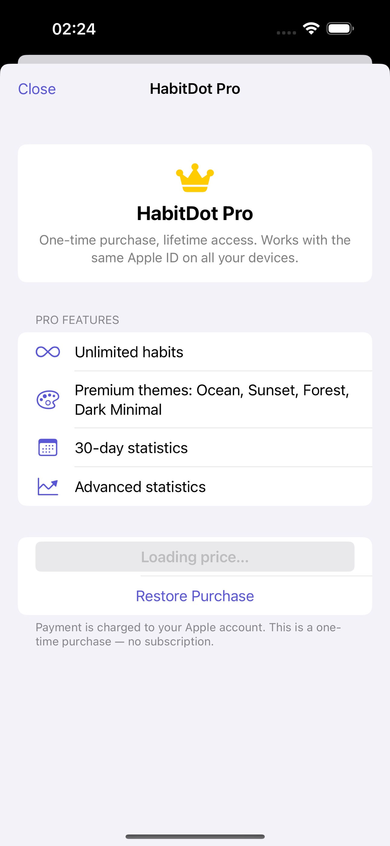 Screenshot 4 of HabitDot: Habit Tracker
