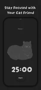 Dorocat - Cute Focus Timer screenshot #1 for iPhone