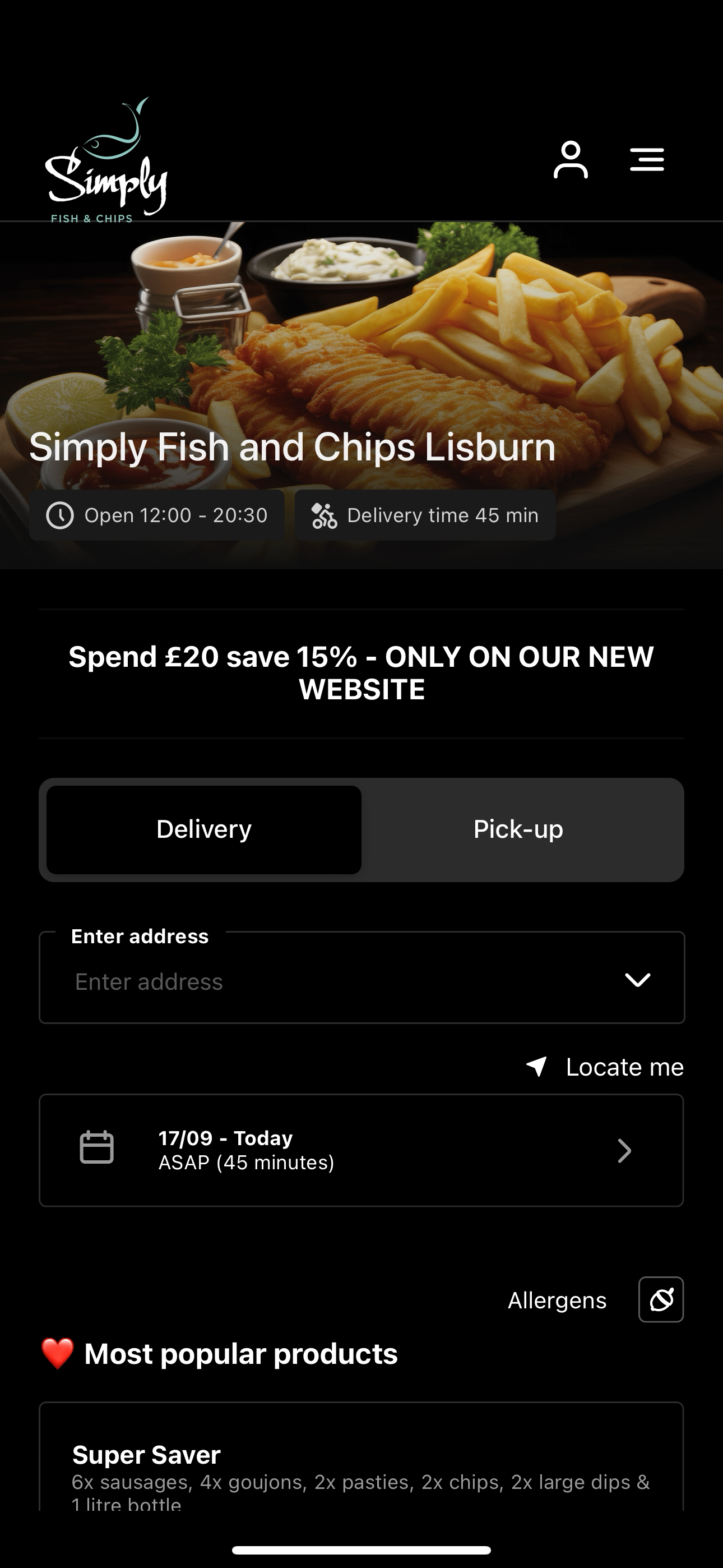 Simply Fish and Chips Lisburn screenshot 3
