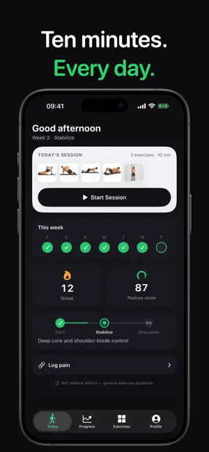 Lumba: Posture & Back Pain screenshot 2