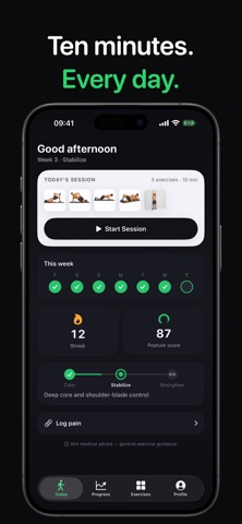 Lumba: Posture & Back Pain Screenshot 2 of 6