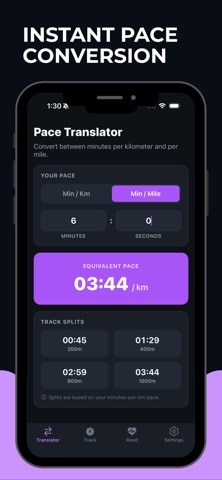 PacePocket - Pace Calculator Screenshot 1 of 3