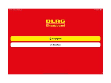 DLRG Einsatzboard iPad screenshot