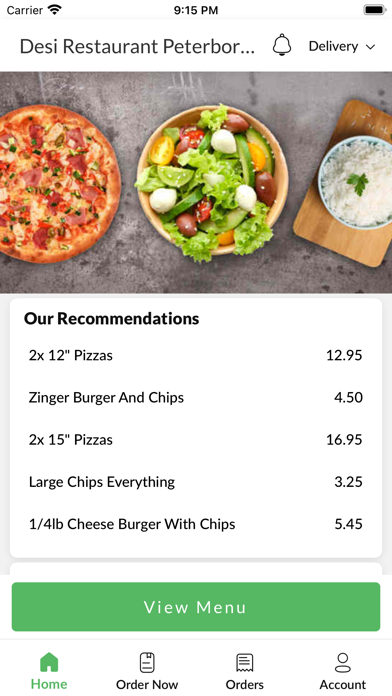 Desi Restaurant Peterborough Screenshot