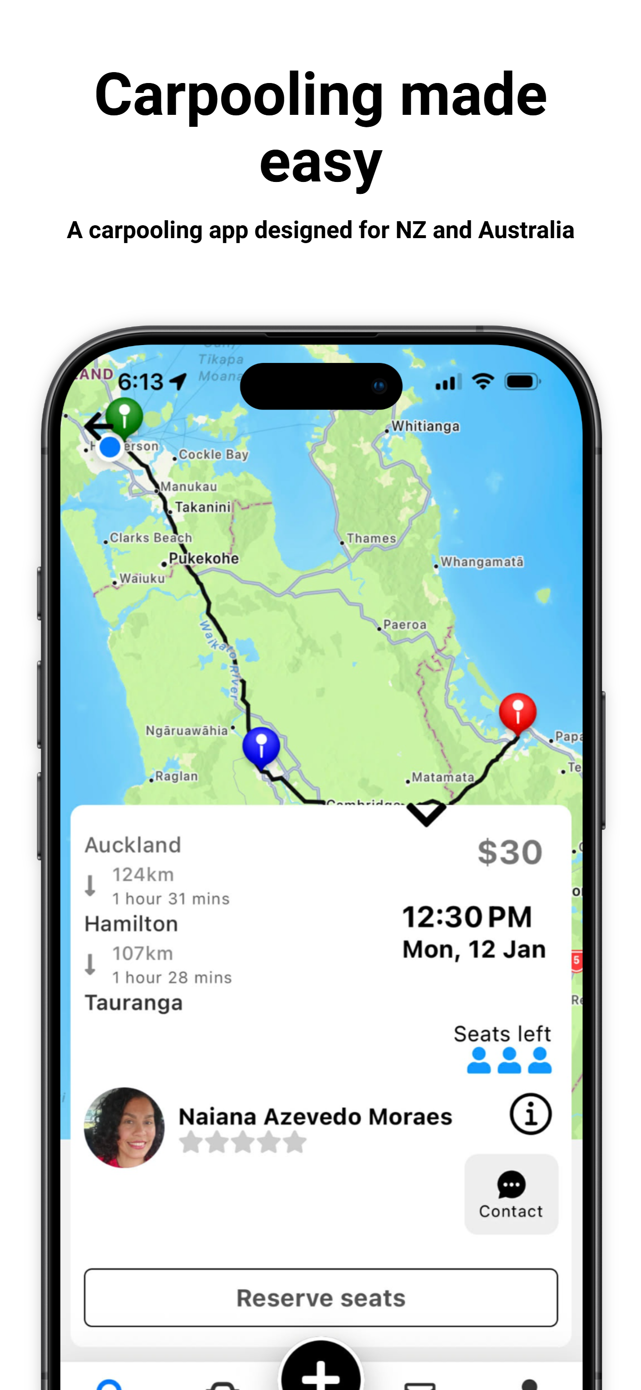 Trippr: carpool, drive social