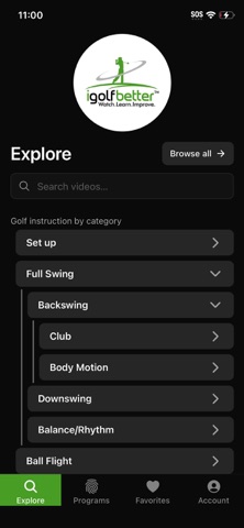igolfbetter iPhone screenshot