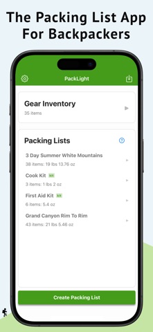 PackLight for Backpacking Screenshot 1 of 7