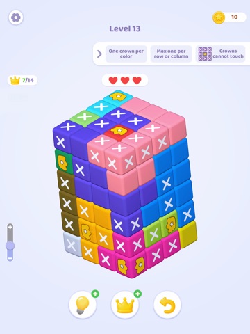 Crowndoku: Logic Puzzle Master iPad screenshot