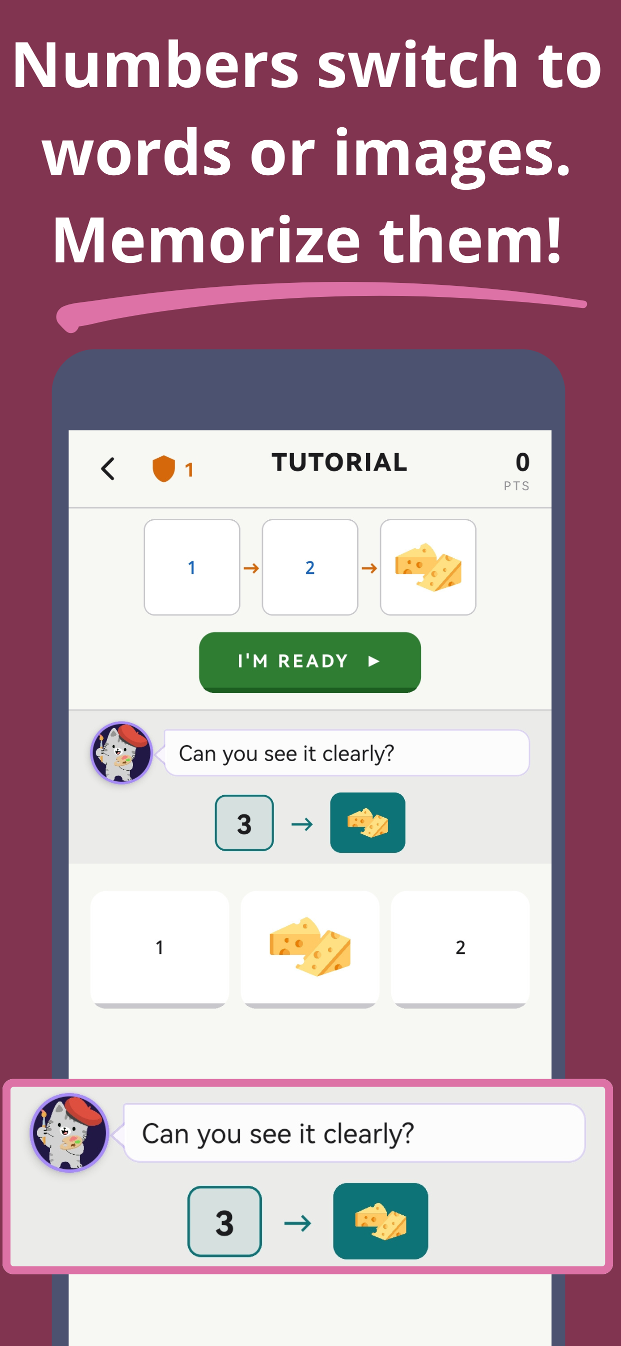 Number Bots: Memory Games