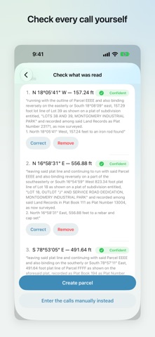 Deed to Map: Metes & Bounds screenshot 2