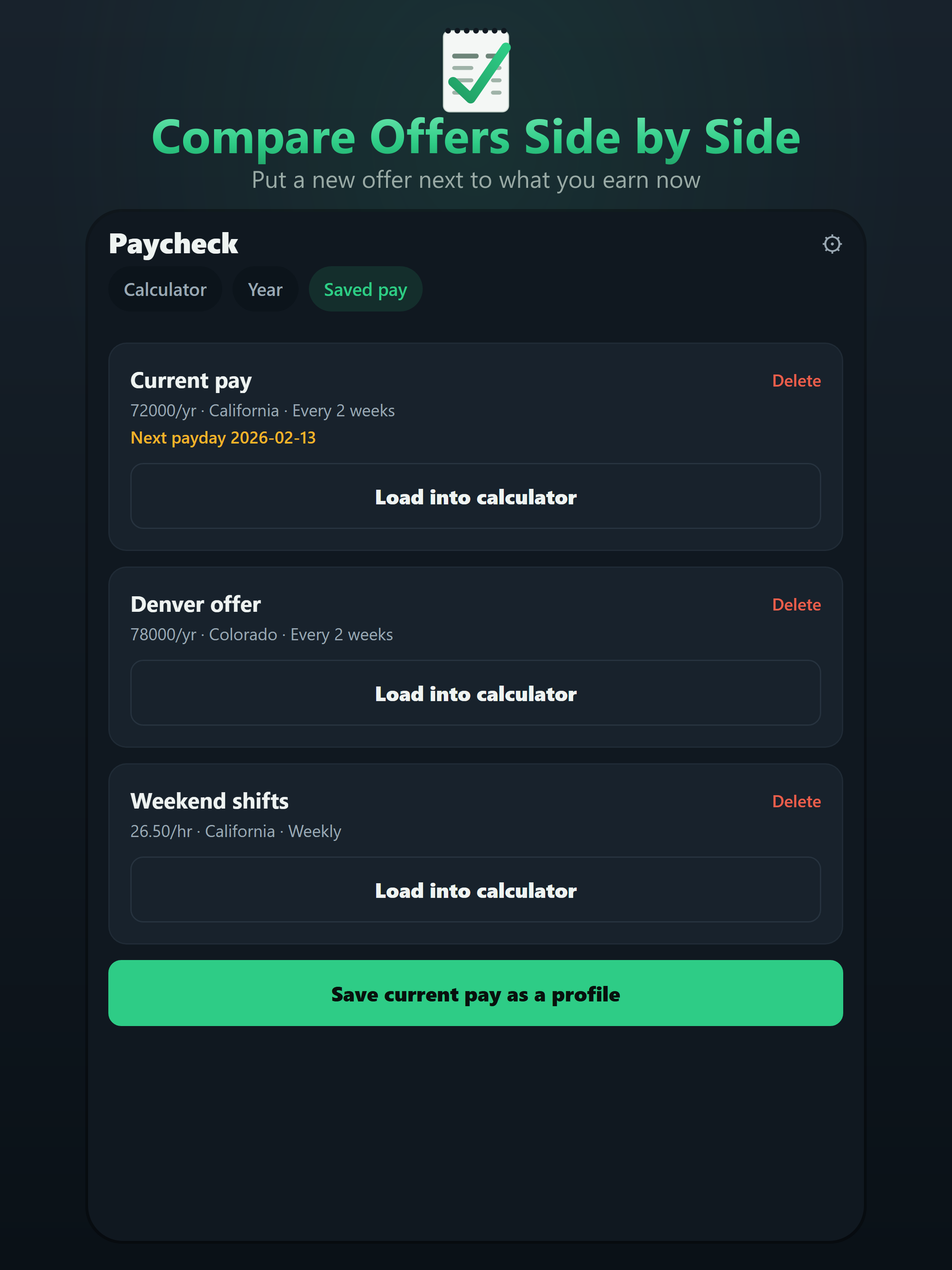 Paycheck Calculator: Take Home screenshot 15