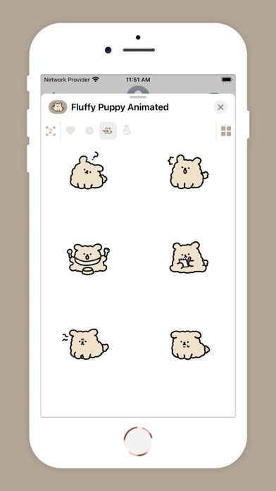 Screenshot #2 pour Fluffy Puppy Animated