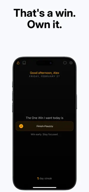 One Win Daily iPhone screenshot 2