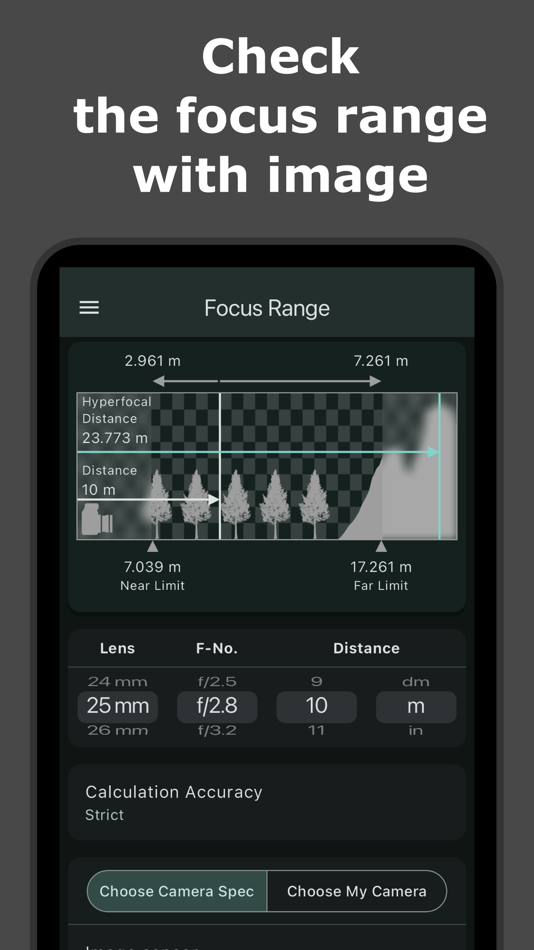 #1. Focus Range (iOS) 由: Toshiya Hondo