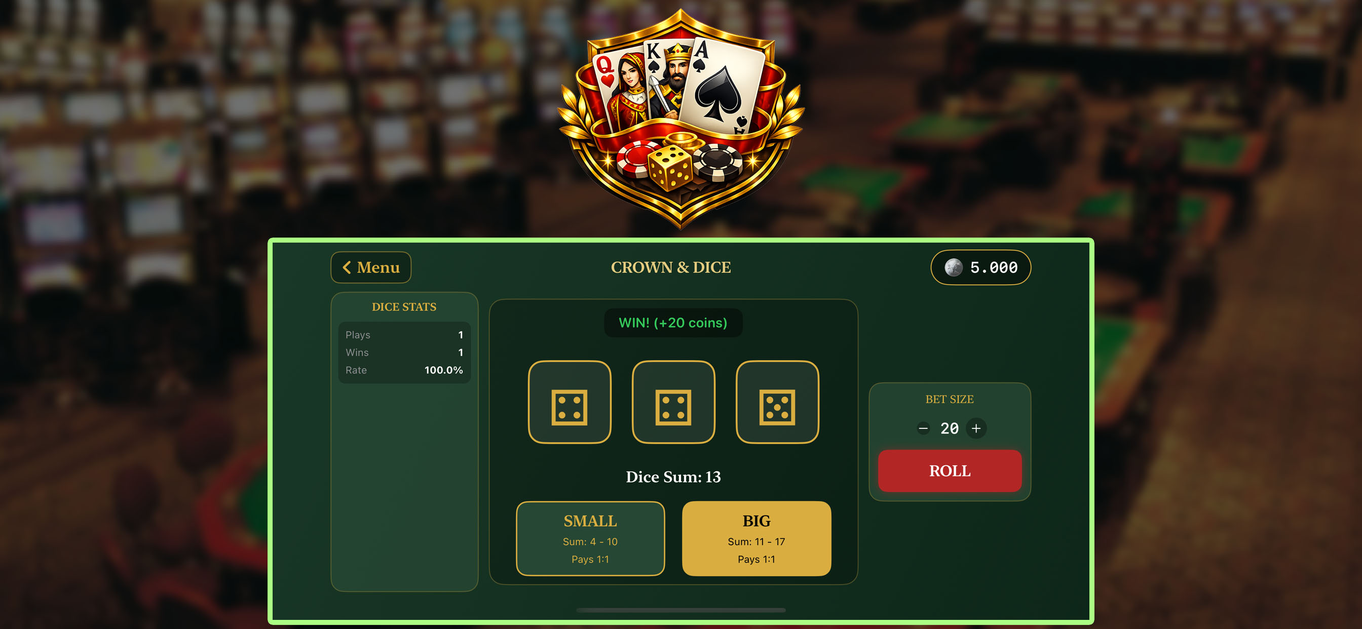 Slots Royalty Cards