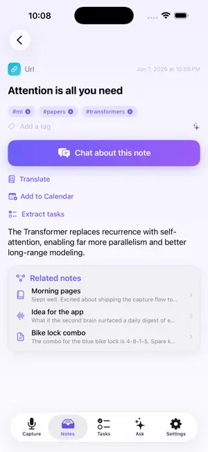 Yantra: Second Brain screenshot 2