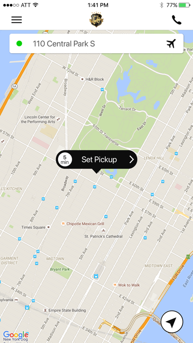 Cholula NYC Car Service Screenshot