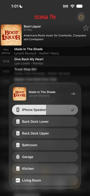 SomaFM Radio Player screenshot 3