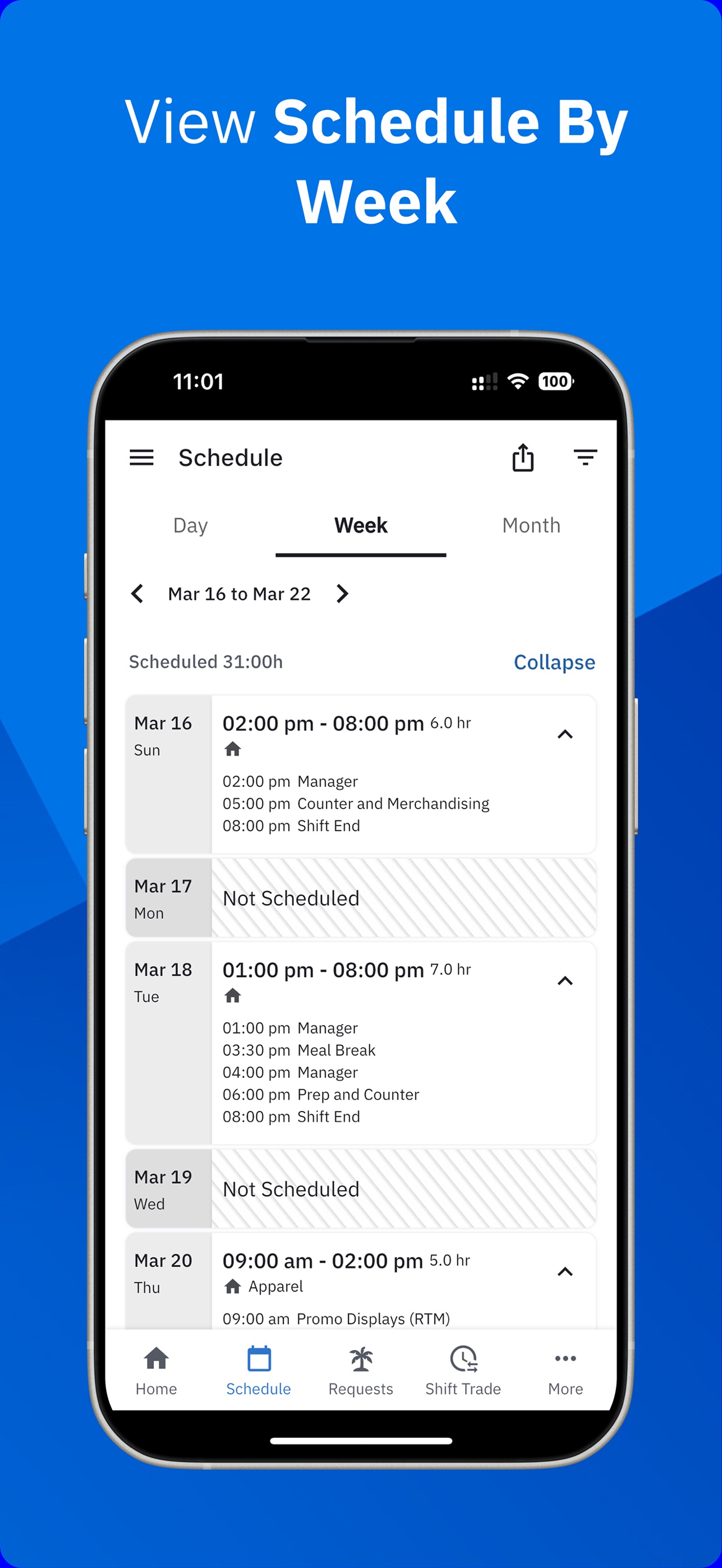 Workcloud Shift screenshot 2