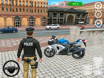 Police Car Cop:Bike Chase Game
