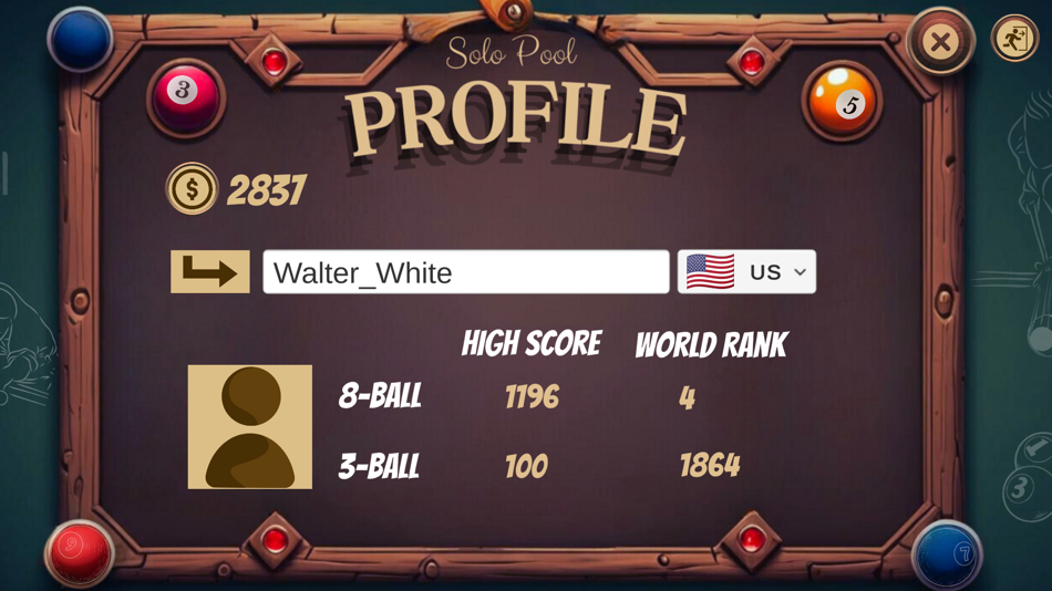 #8. Solo Pool (iOS) 由: Sentaks