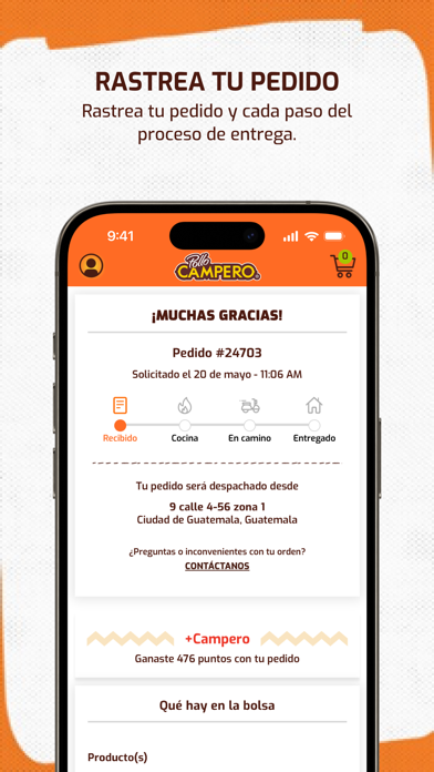 Pollo Campero Guatemala iPhone screenshot 3 - Food & Drink app