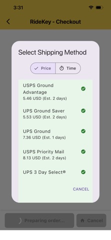 RideKey screenshot