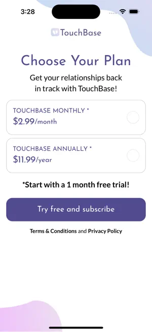 TouchBase – Reach Out screenshot 2