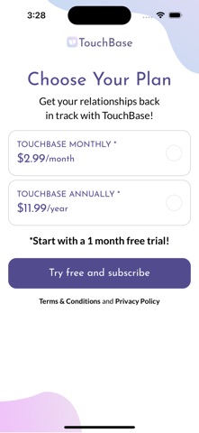 TouchBase – Reach Out screenshot