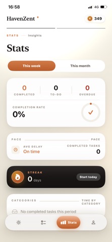 HavenZent iPhone screenshot