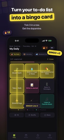 Bingo Life: ADHD Planner Screenshot 1 of 9