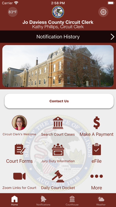 Screenshot 1 of Jo Daviess Circuit Clerk IL App