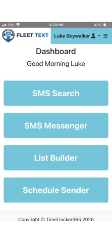 Fleet-Text iPhone screenshot